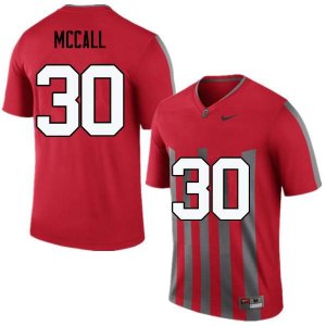 Men's Ohio State Buckeyes #30 Demario McCall Throwback Nike NCAA College Football Jersey Original UPW7744TP